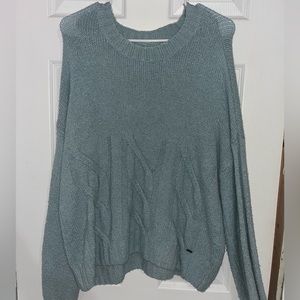 Light Teal Hollister Sweater